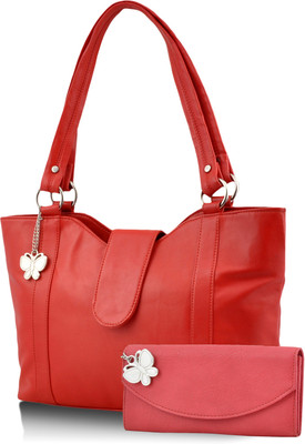 

Butterflies Hand-held Bag(Red)