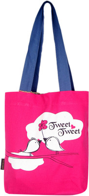 

Kanvas Katha Tote(Pink)