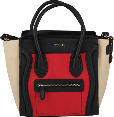 

Soleti Hand-held Bag(Red, Black, Beige), Beige;black;red
