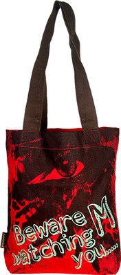 

Kanvas Katha Tote(Red)