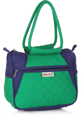 

Home Heart Hand-held Bag(Green, Blue), Blue;green