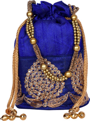 

Decot Paradise Pouch Potli(Blue)