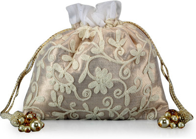 

Ahankara Pouch Potli(White)