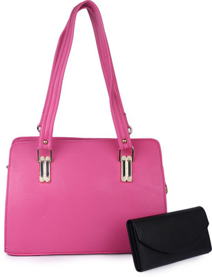

Women Marks Shoulder Bag(Pink)