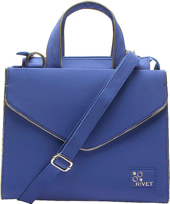 

Rivet Hand-held Bag(Blue)