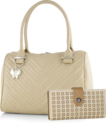 

Butterflies Hand-held Bag(Beige)
