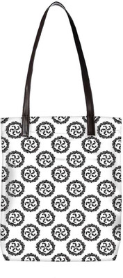 

Snoogg Tote(Multicolor, White)