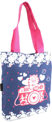 

Kanvas Katha Tote(Blue)