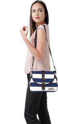 

People Men Casual Multicolor Polyester, Cotton Messenger Bag