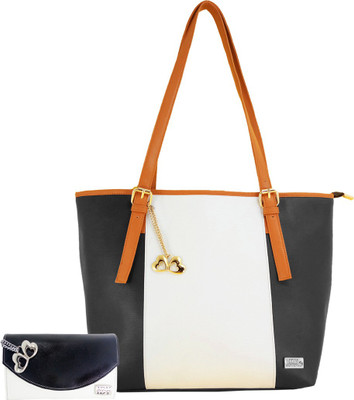 I Define You Shoulder Bag(Black, White)
