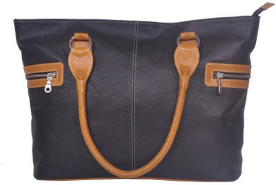 

Justanned Hand-held Bag(Black, Yellow)