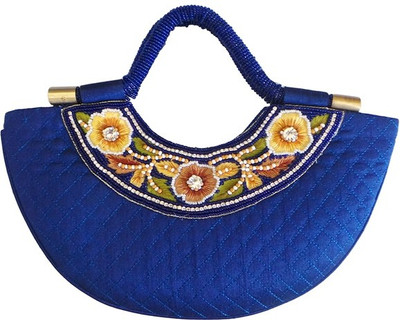 

Bhamini Hand-held Bag(Blue)