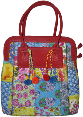 

Lal Haveli Hand-held Bag(Multicolor)