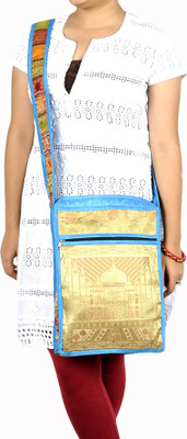 

Lal Haveli Sling Bag(Blue)