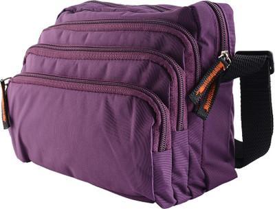 

The Bag Zone Messenger Bag(Purple)