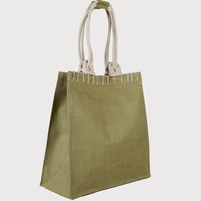 

Jute Tree Tote(Green, White)
