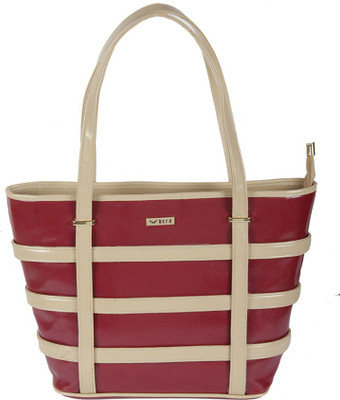 

Bern Hand-held Bag(Red, Beige), Beige;red