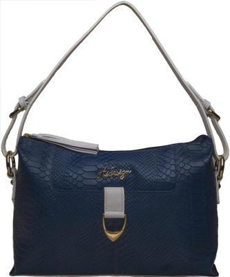 Hidesign Shoulder Bag(Blue, White)