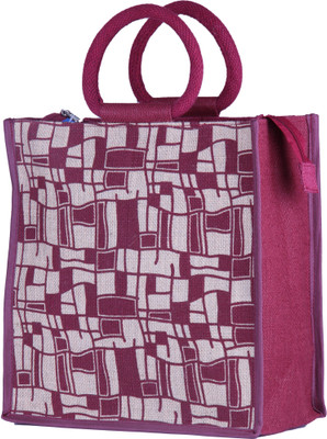 

Jute Tree Hand-held Bag(Maroon)