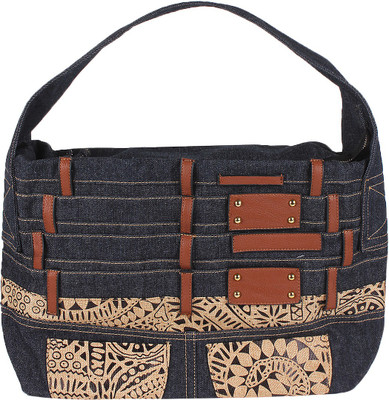 

Monett Shoulder Bag(Black, Beige), Beige;black