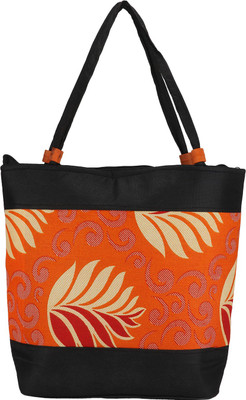 

Global Gifts Shoulder Bag(Orange, Black), Black;orange