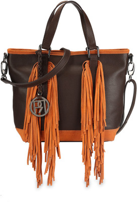 

Phive Rivers Hand-held Bag(Brown, Black), Black;brown