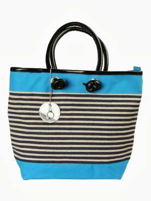 

Jute Tree Tote(Blue)