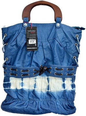 

Vintage Hand-held Bag(Blue)