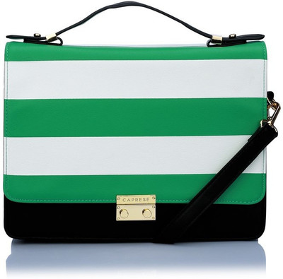 

Caprese Satchel(Black, Green)