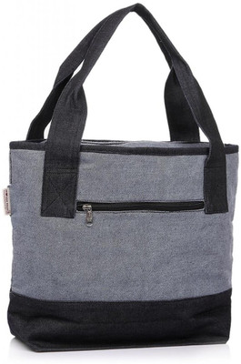

Home Heart Hand-held Bag(Grey, Black), Black;grey