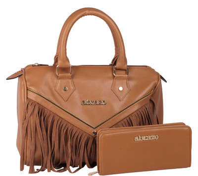 

Abrazo Hand-held Bag(Brown)