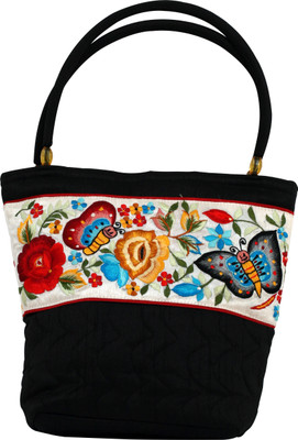 

Soulful Threads Hand-held Bag(Black)