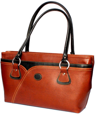 

Stonkraft Shoulder Bag(Tan, Black), Black;tan
