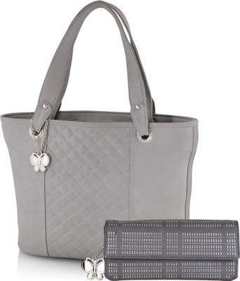 

Butterflies Hand-held Bag(Grey)