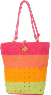 

Jute Cottage Shoulder Bag(Multicolor)