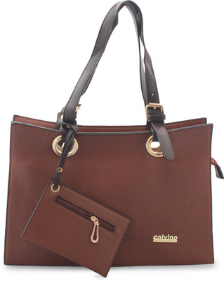 

Calvino Hand-held Bag(Brown)