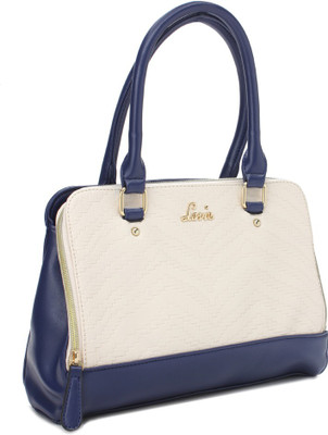 Lavie Tote(White, Blue), Blue;white