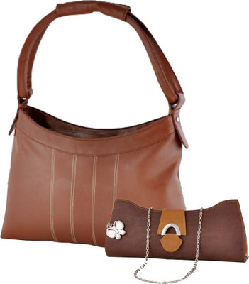 

Butterflies Hand-held Bag(Brown)