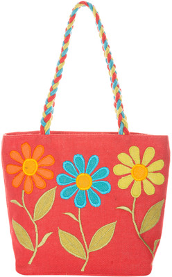 

Jute Cottage Shoulder Bag(Red)