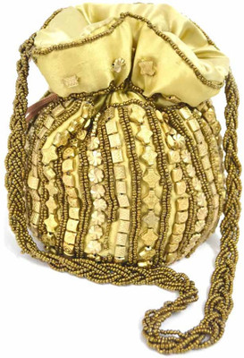 

Kion Style Pouch Potli(Gold)