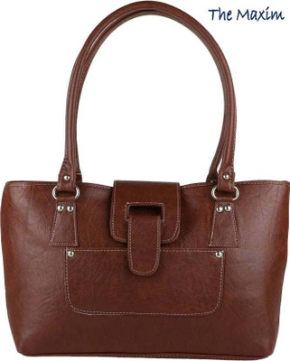 

THE MAXIM Hand-held Bag(Brown)