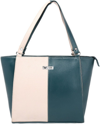 

Beau Design Shoulder Bag(Green, Beige), Beige;green