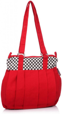 

Home Heart Shoulder Bag(White, Red), Red;white