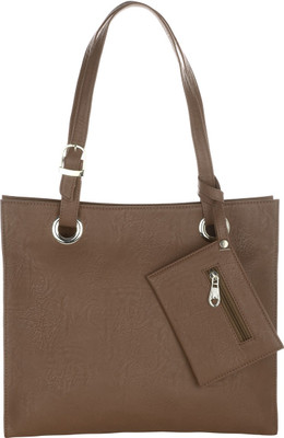 

The Blue Pink Hand-held Bag(Tan)