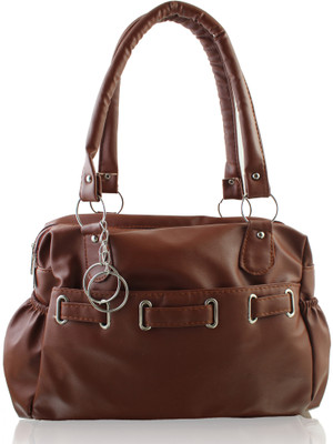 

Clementine Hand-held Bag(Brown)