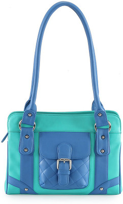 

Lady World Shoulder Bag(Green, Blue), Blue;green