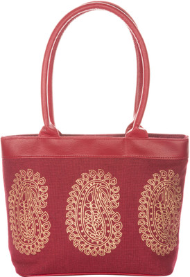 

Jute Cottage Shoulder Bag(Red)