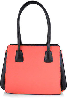 

Daphne Hand-held Bag(Pink, Black), Black;pink