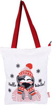 

Nostaljia Tote(Red, White)