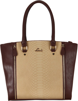 Lavie Tote(Brown, Beige), Beige;brown